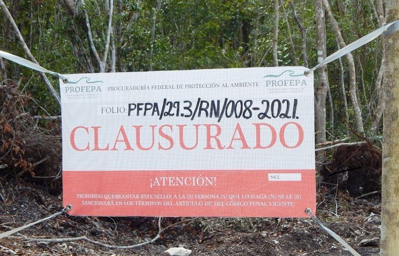 ¡Clausuran arbitraria y ecocida obra!