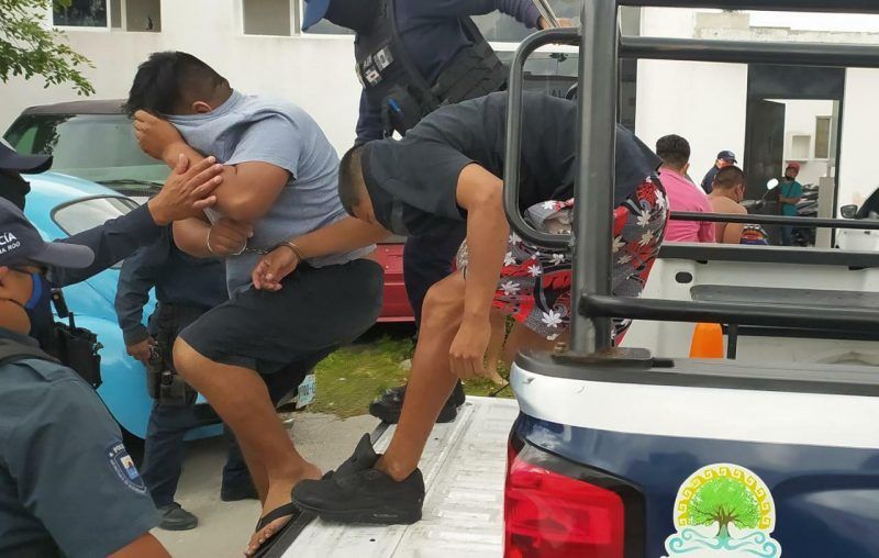 Detienen a 8 personas en operativo conjunto realizado en Cozumel