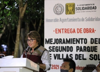 Dignifica Laura Beristain espacios públicos en Villas del Sol