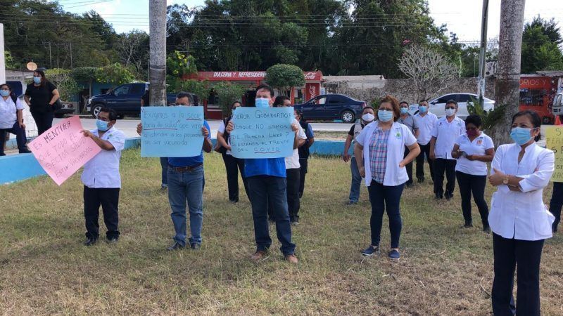Trabajadores del sector salud piden se vacunados contra el Covid-19