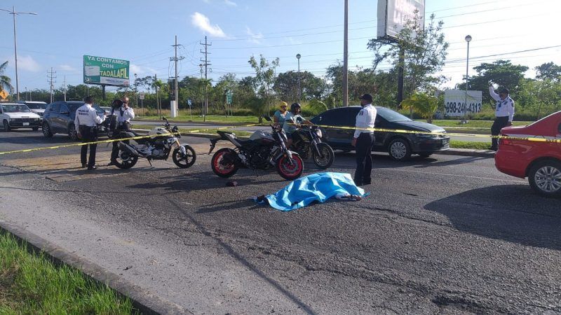 Fallece peatón al ser arrollado por motociclista sobre el bulevar Luis Donaldo Colosio