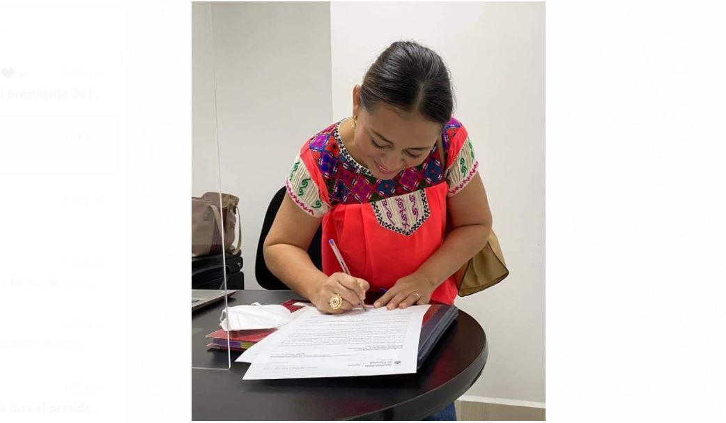 Perla Tun solicita licencia al cabildo de Cozumel