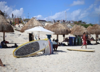 Listas las playas de Cancún para recibir bañistas en Semana Santa