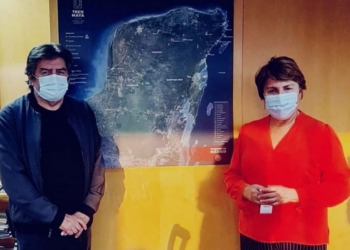 Refrenda Laura Beristain ante Fonatur respaldo al Tren Maya