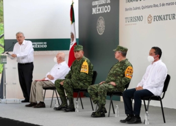 Tramo 5 del Tren Maya, estandarte del proyecto; SEDENA
