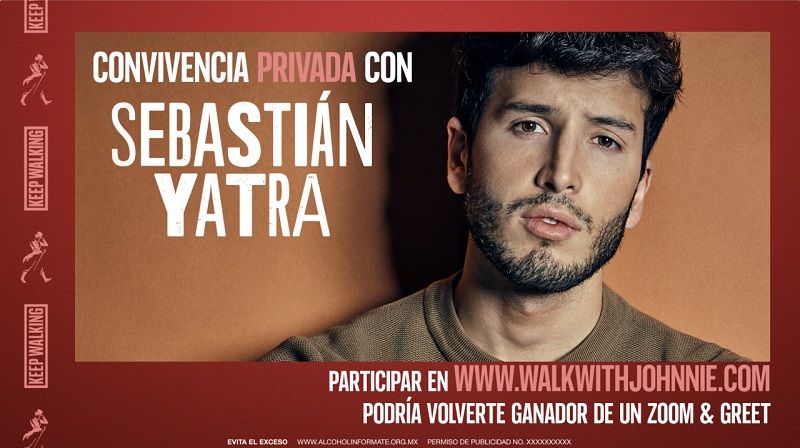 Johnnie Walker presenta “Walk With Johnnie”: una iniciativa junto con sebastián yatra, que inspira a más personas a disfrutar la vida al máximo