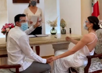 Clavadista Rommel Pacheco «da su brazo a torcer» y contrae matrimonio en Mérida con «influencer»