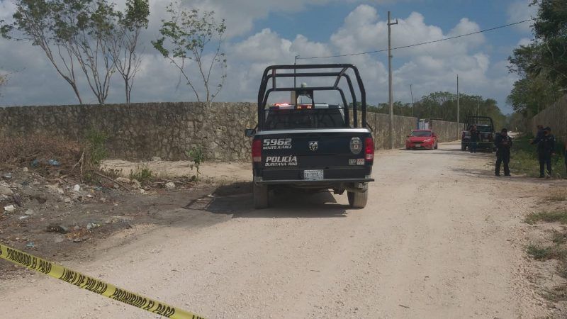 Encuentran en Bonfil cuerpo de un hombre ejecutado a balazos