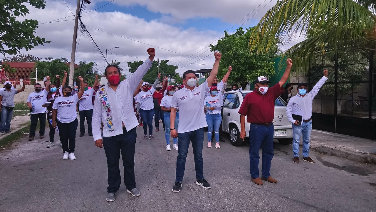 Llaman candidatos de Morena a la verdadera transformación del Congreso de Yucatán