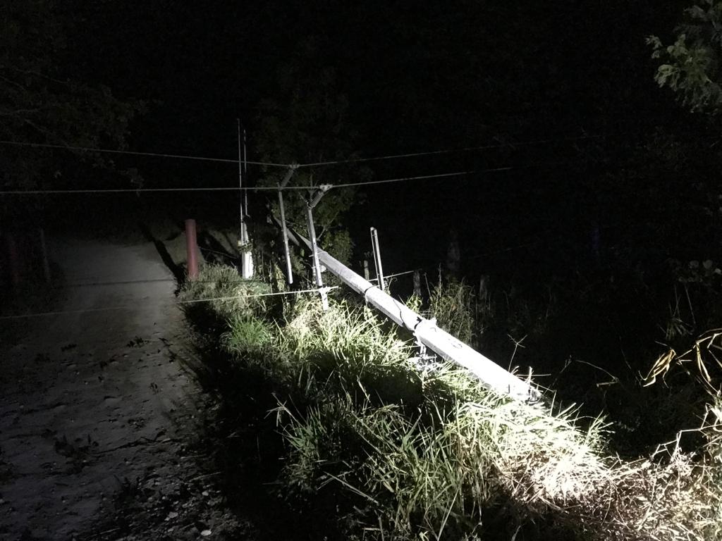 Se quedan sin luz 10 mil habitantes de la ribera del río Hondo