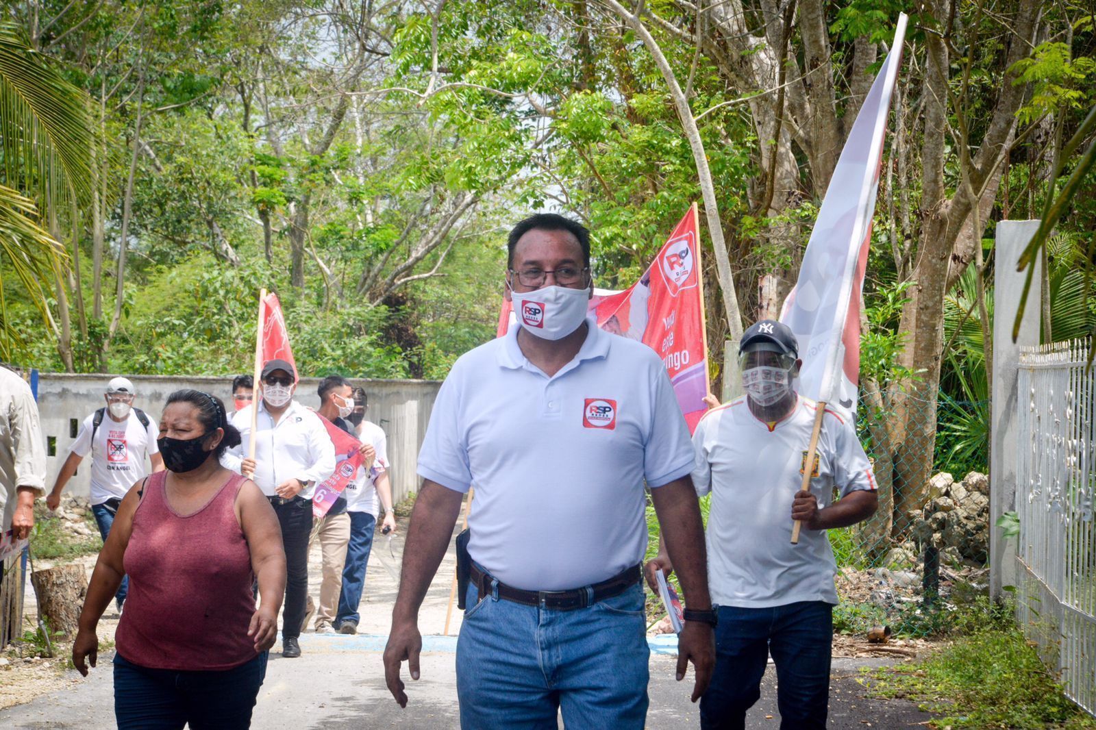Recorre José Angel Muñoz las comunidades de Subteniente López, Huaypix, Xulha y Juan Sarabia