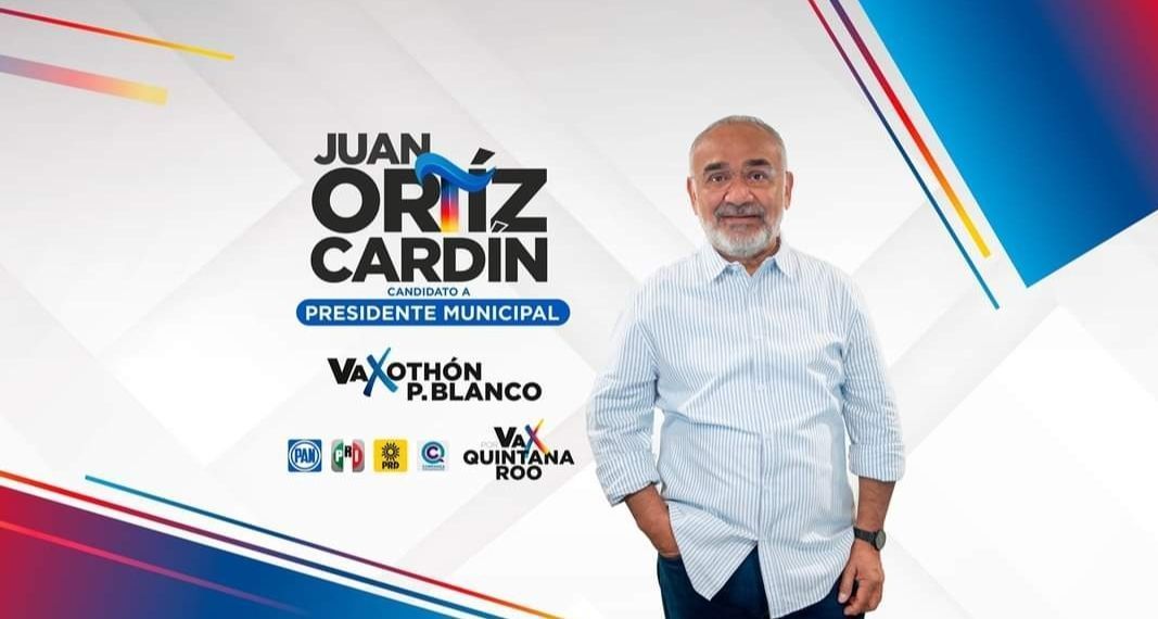 Con enérgico video mensaje, arranca campaña Juan Ortiz Cardín “Va por Othón P. Blanco”