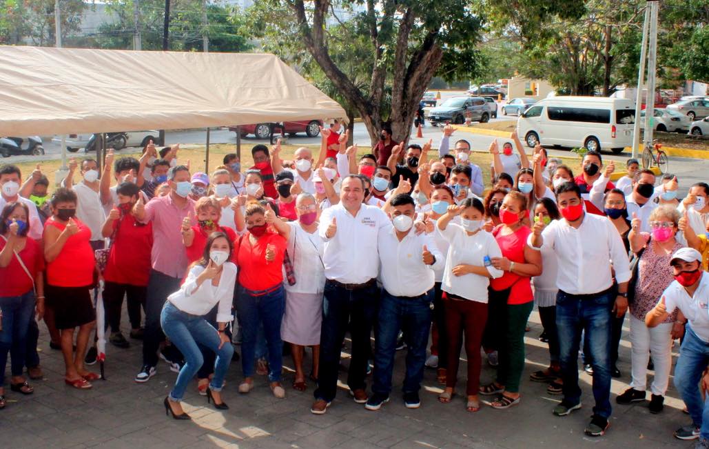 Propone Jorge Rodríguez, candidato del PRI, retomar el crecimiento de Cancún