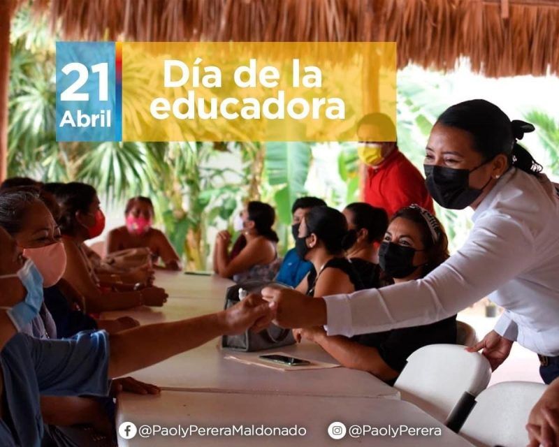 Paoly Perera reconoce la labor de las maestras de preescolar