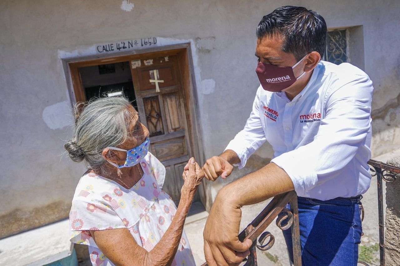Respaldo al proyecto de Homero Novelo en Santa Lucía