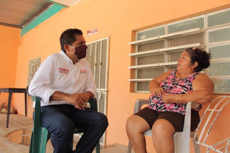 «Desde que MORENA gobierna Valladolid las mejoras no se han detenido «: Homero Novelo