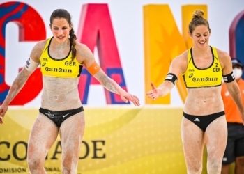 Canadá y Brasil, avanzan a la final del primer campeonato femenil Cancún Hub 2021 de vólibol de playa
