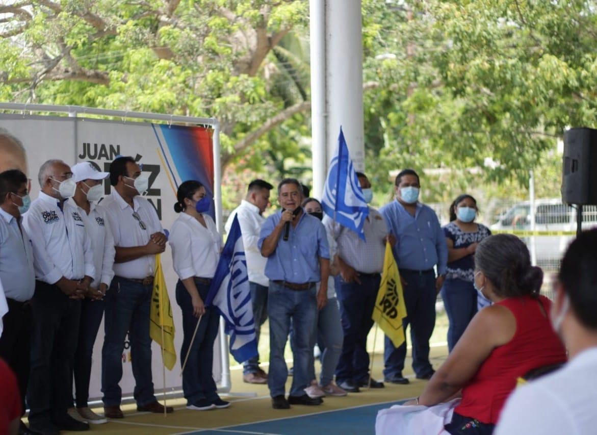Juan Ortiz, Candidato de “Va por Othón P. Blanco” entre el PAN-PRD-PRI y CXQ presentó sus propuestas en Palmar