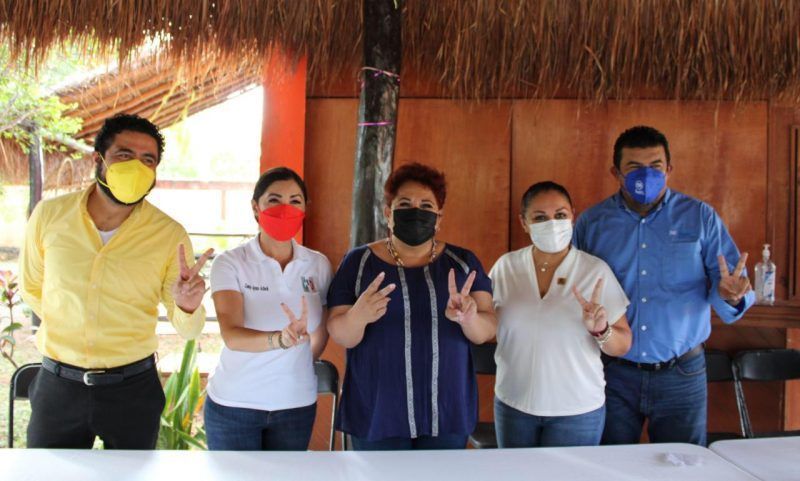 PAN, PRI, PRD y CQR coordinan en JMM la estructura política