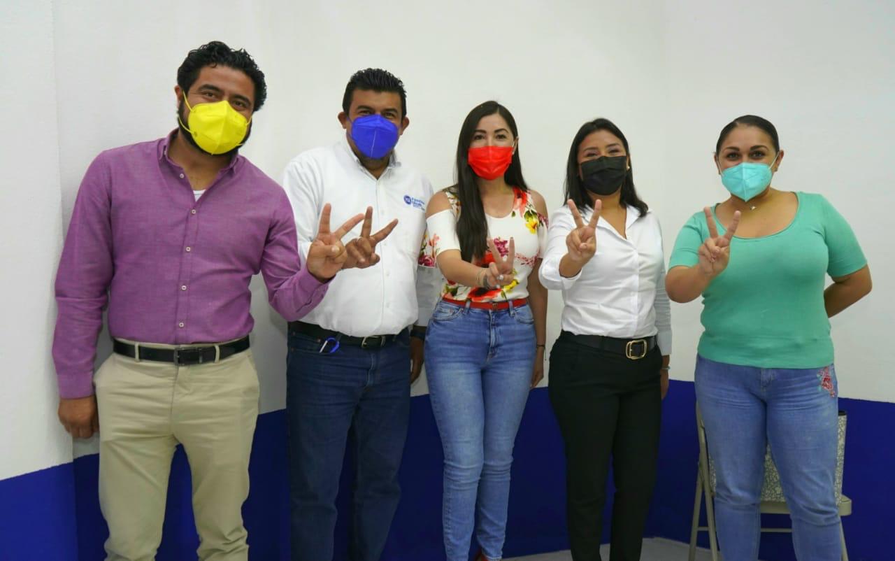 Se reúnen en Felipe Carrillo dirigentes estatales del PAN, PRI, PRD y Confianza por Quintana Roo