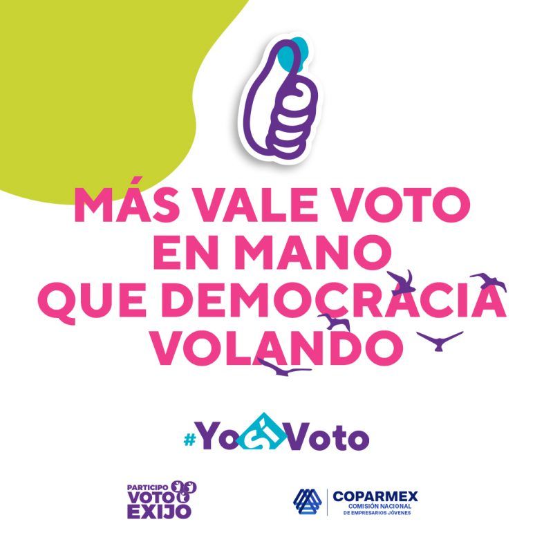 Ala juvenil de Coparmex Cozumel promueve participación ciudadana en comicios del 6 de junio
