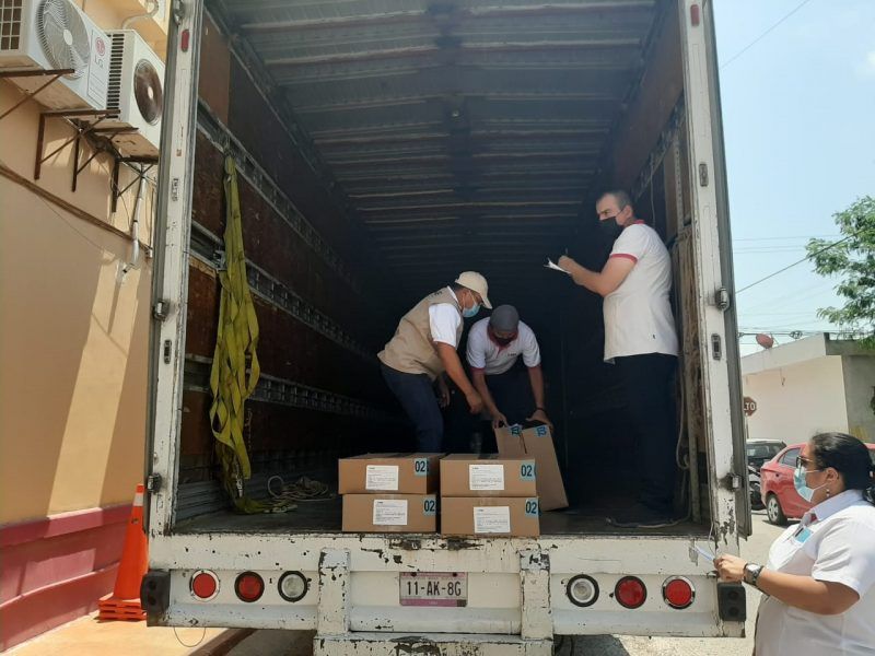 Llega a Chetumal material para armar las casillas el 6 de junio
