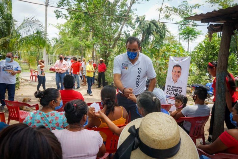 Apoyaremos en el legislativo la obra pública: José Alonso Ovando