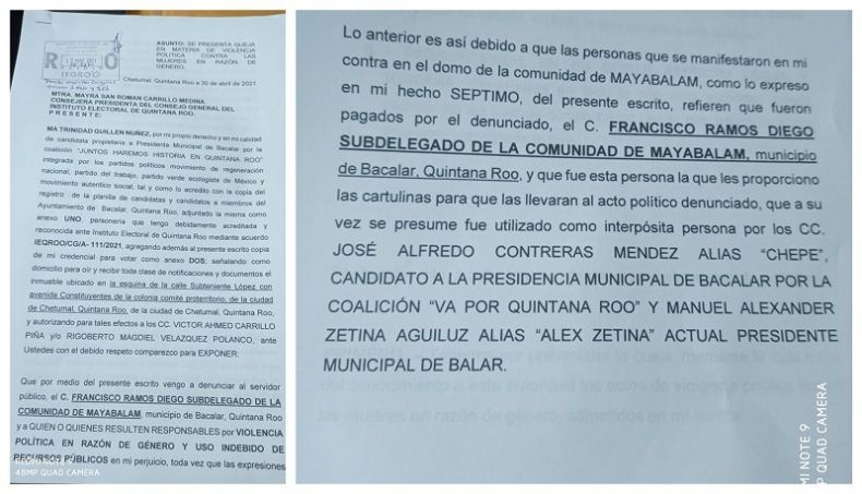 Denuncian a Chepe Contreras de pagar agresiones contra Trini Guillén