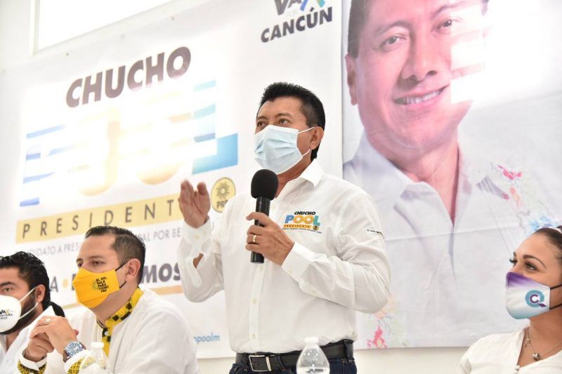 Chucho Pool comprometido a erradicar la corrupción del gobierno de Benito Juárez