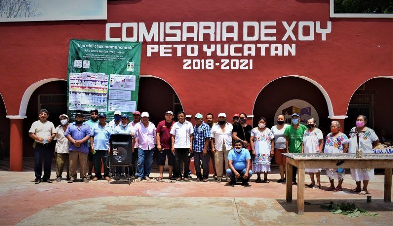 Homenajean a milperos por su comunidad: Rufino Chí y Bernardino Canul Xix (+) 