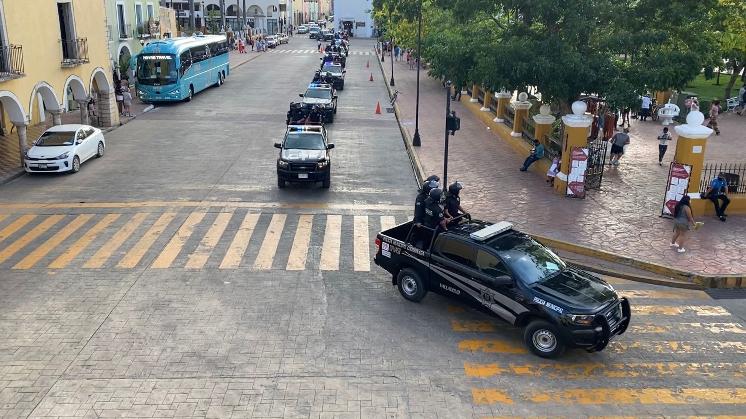 Operativo de seguridad para garantizar el orden y la tranquilidad durante el proceso electoral
