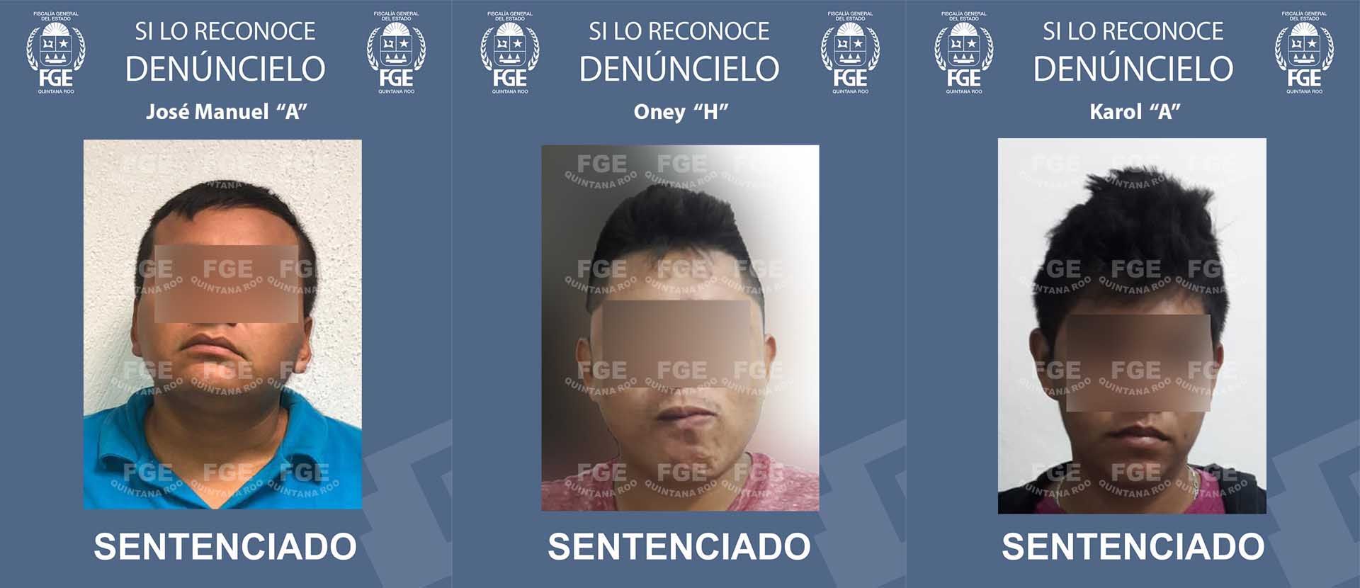 Logra FGE que aumenten condena contra tres secuestradores