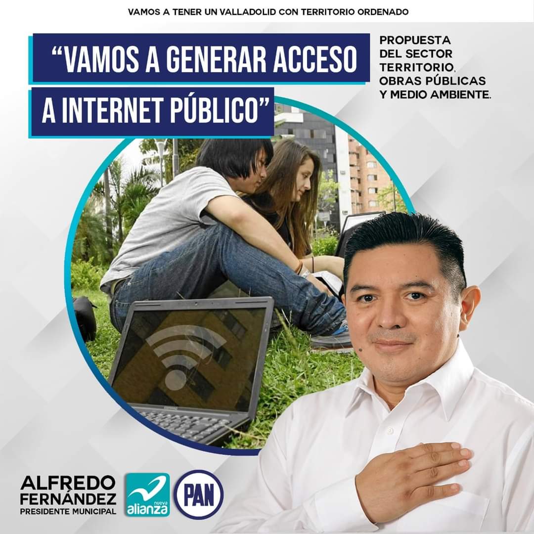 Internet en puntos estratégicos de Valladolid y sus Comisarías