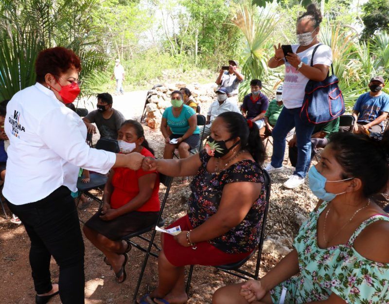 Renovación de alumbrado de José María Morelos, no se detendrá: Sofía Alcocer