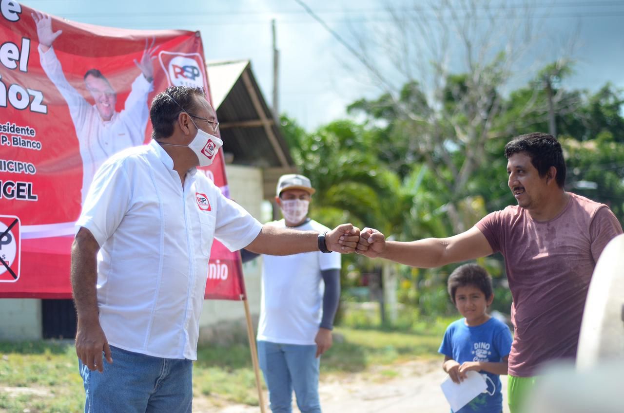 José Angel Muñoz en campaña recorre Sacxan, Ramonal, Allende, Sabidos, y lleva Jornada de salud que atiende a vecinos de Palmar