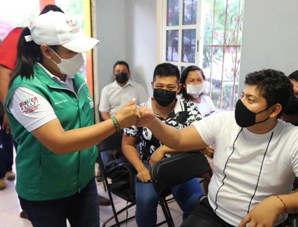 Candidata de «Juntos Haremos Historia en Quintana Roo» a Presidencia de Puerto Morelos ofrece apoyo a deportistas
