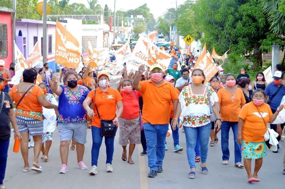 Los ataques no nos frenan porque es señal que vamos avanzando y los que me conocen saben que mi objetivo es el bienestar de mi pueblo y las familias más humildes: Carlos Cetina Alamilla