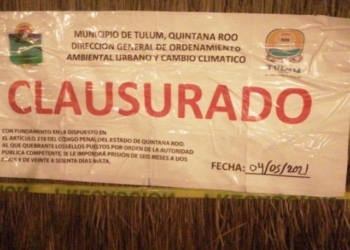 Clausuran bar en zona costera de Tulum por no respetar medidas que marca semáforo naranja