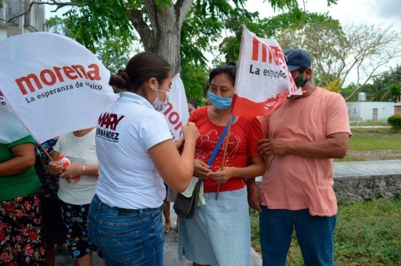 Candidata de Morena a Presidencia Municipal de Carrillo Puerto asegura que comunidades están con ella