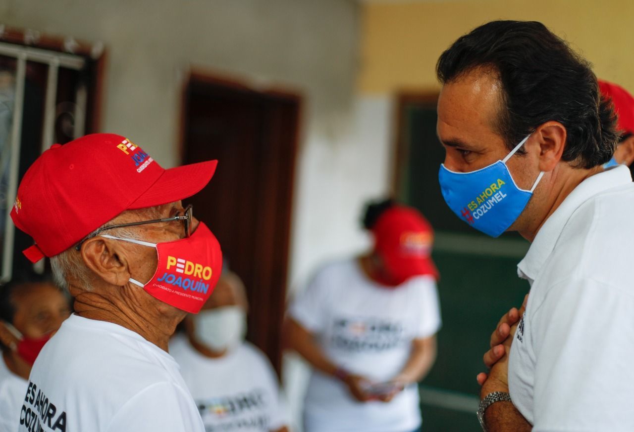 Con Pedro Joaquín votamos por más seguridad y empleo para defender a Cozumel: vecinos del Centro