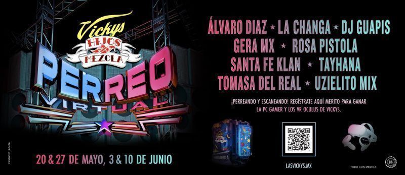 Las Vickys presentan “perreo virtual”, una serie de eventos que te pondrán a sudar en realidad aumentada