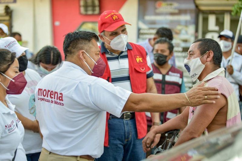 Refrendan ciudadanos y líderes unidad en torno a Marciano Dzul Caamal