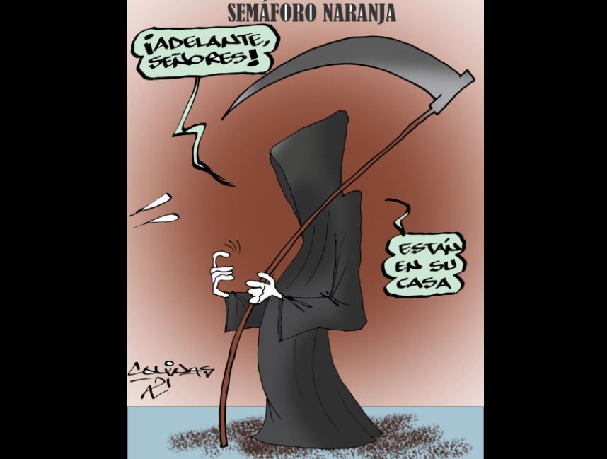 COLINAS: Semáforo naranja