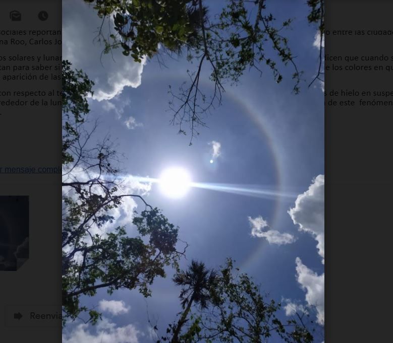 Para los mayas, los halos solares, significa más lluvias o sequías 