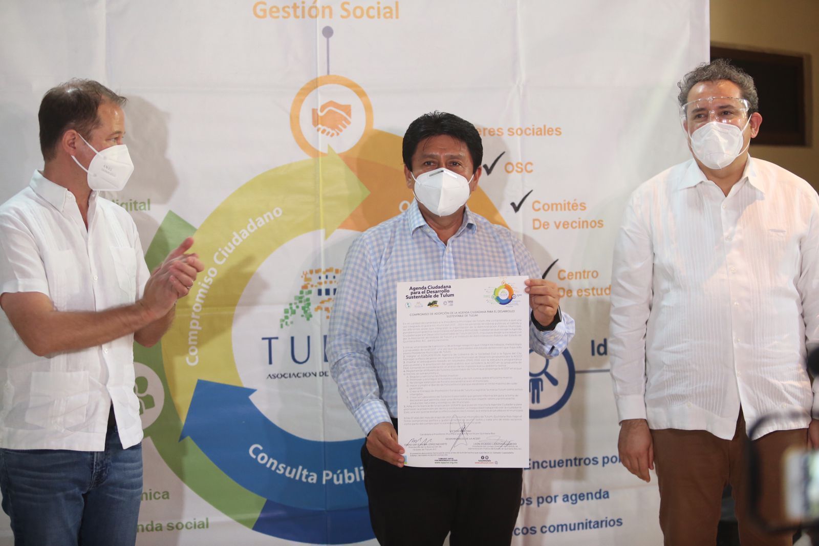 Asume Víctor Mas 5 compromisos para el desarrollo sustentable de Tulum