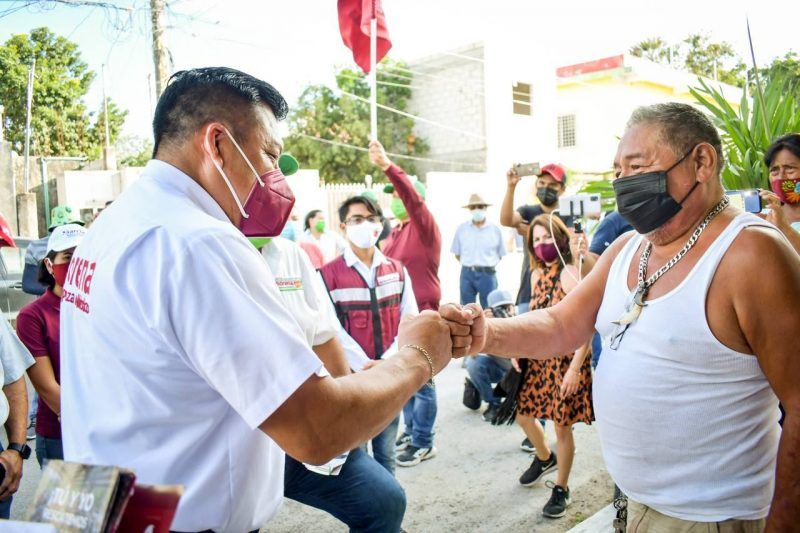 Voto por los candidatos de Juntos Haremos Historia por Quintana Roo para impulsar la transformación en Tulum, pide Marciano Dzul Caamal