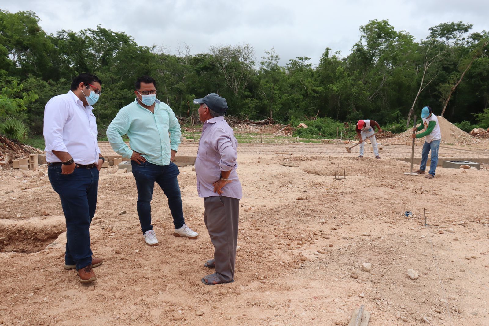 Chanyokdzonot 2 y San Andrés Xbac contarán con parque, el Ayuntamiento lo está construyendo