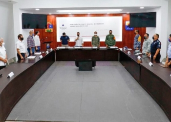 Instala Ayuntamiento de Cozumel Comité Municipal para la Atención de Fenómenos Hidrometeorológicos 2021