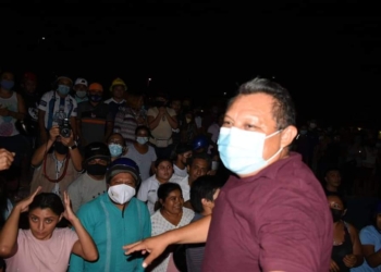 Erick Borges Yam celebra su eventual triunfo en elecciones por Presidencia Municipal de José María Morelos