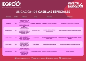 Sólo mil boletas en cada casilla especial: IEQROO